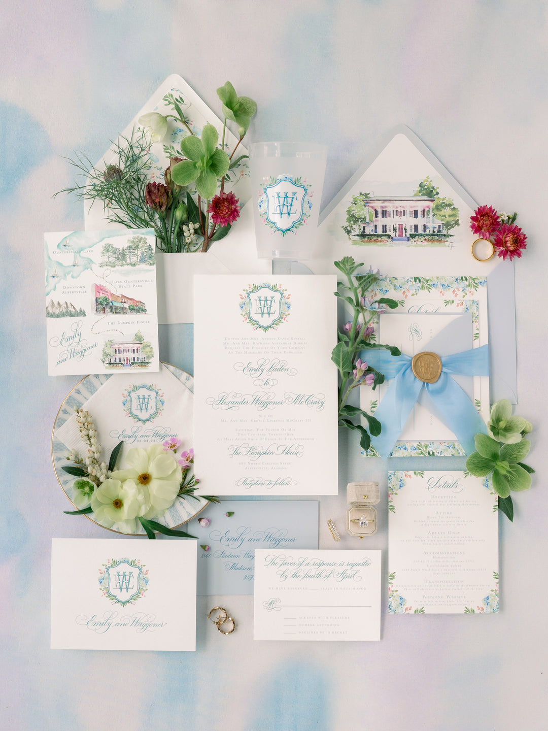 Lumpkin House Wedding Wedding Invitations Huntsville Wedding