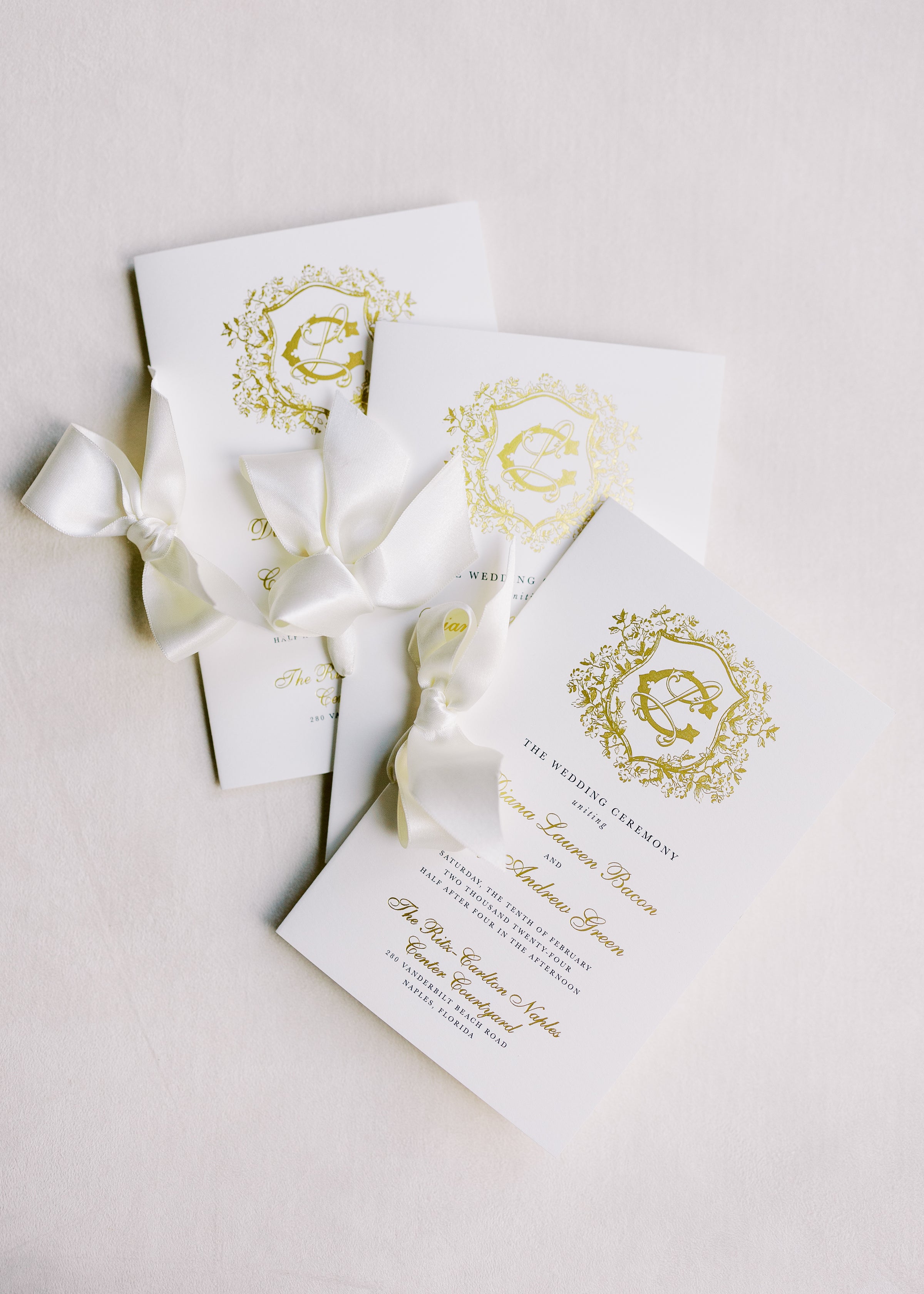 Wedding Programs | Folded