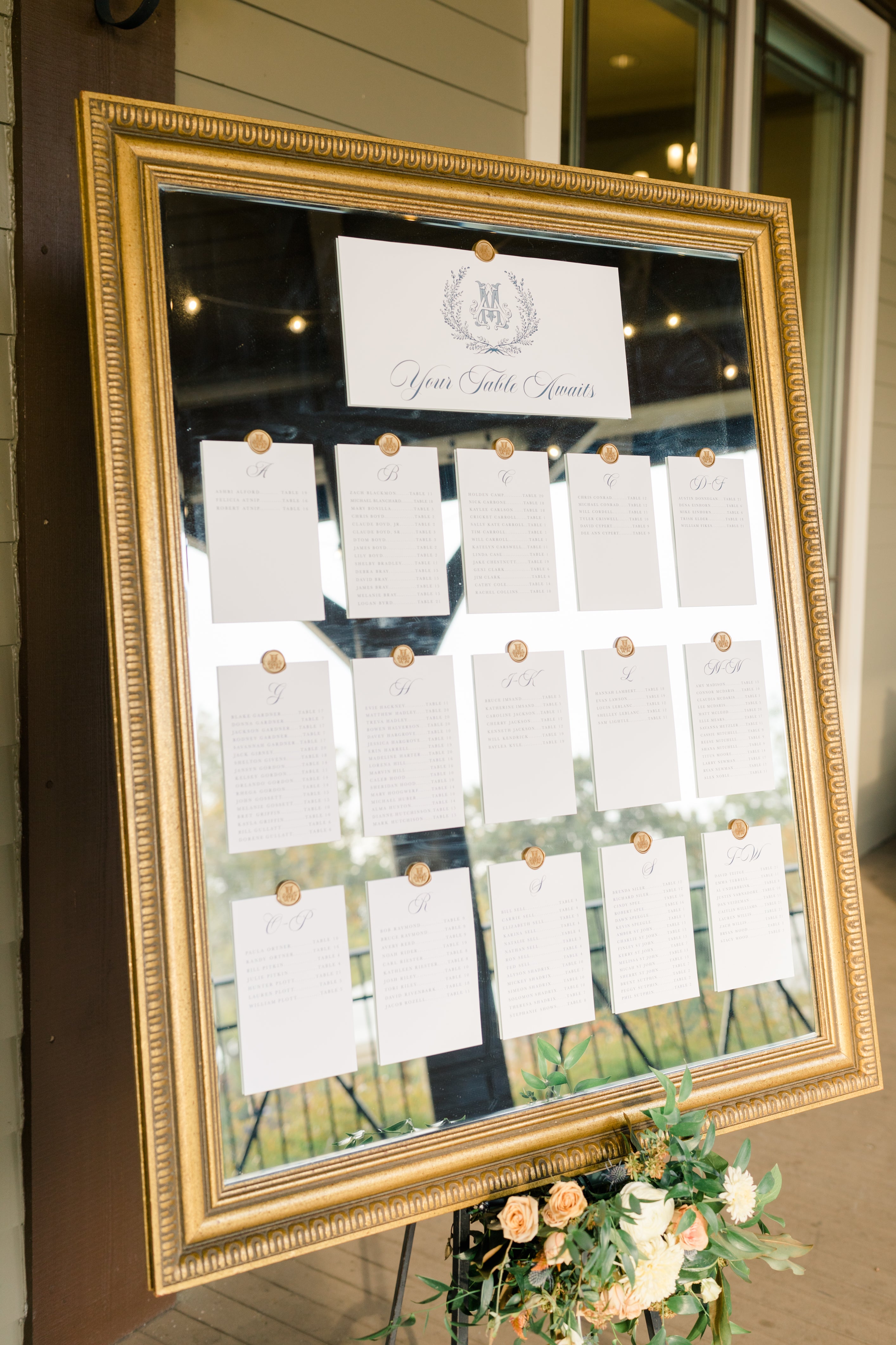 Seating Chart Cards – Ledgewood Fine Stationery