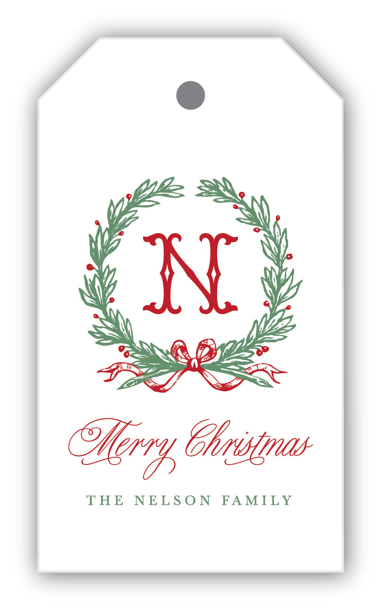 Christmas Crest Christmas Gift Tags – Nico and Lala