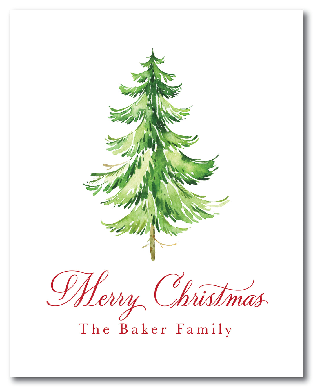 The Baker Family Christmas Sign
