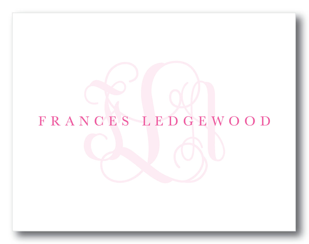 The Frances Folded Note Card