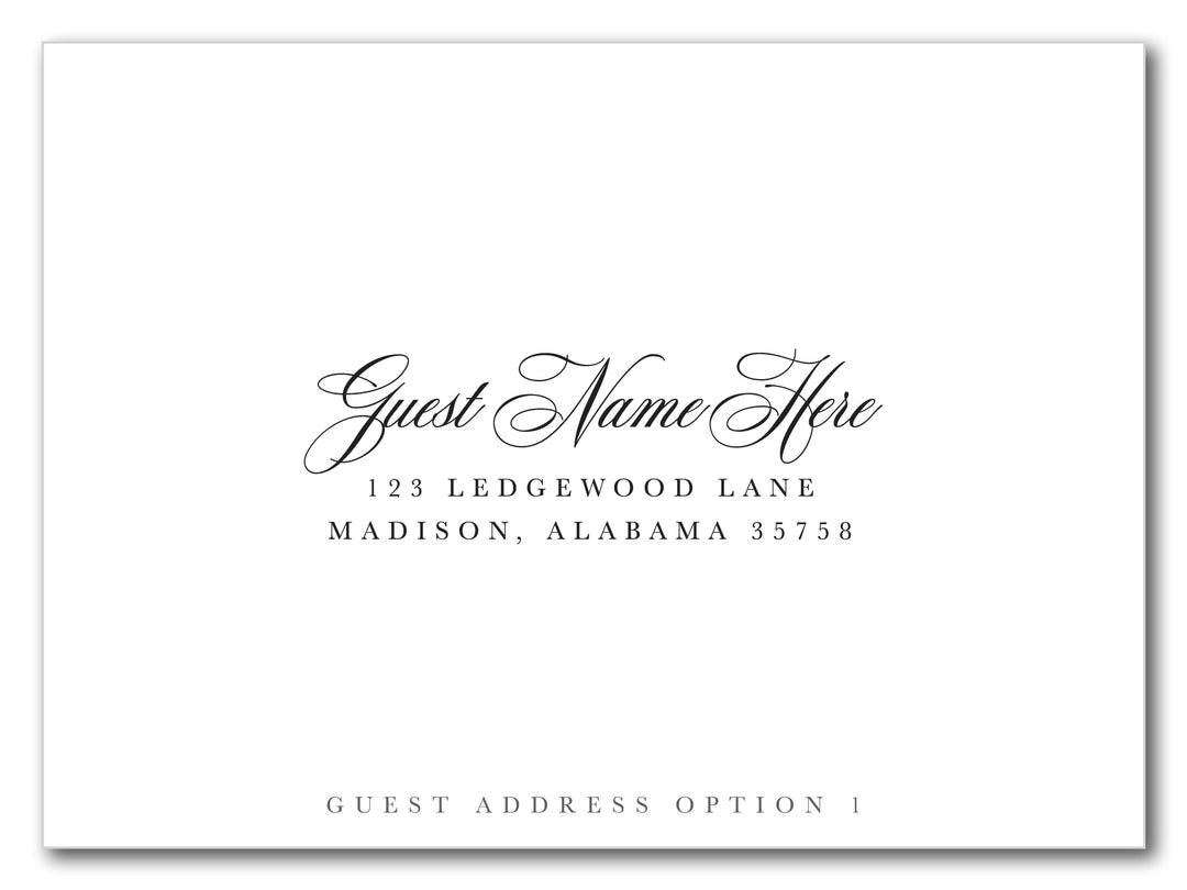 The Chic Monogram Save The Date