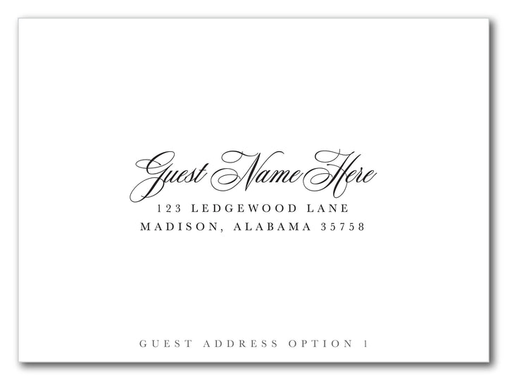 The Chic Monogram Save The Date