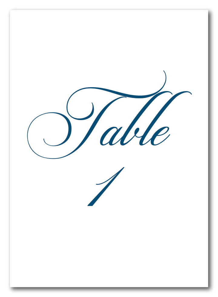 The Rachel Table Number