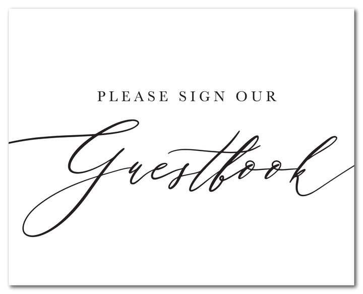 The Sara Guestbook Sign