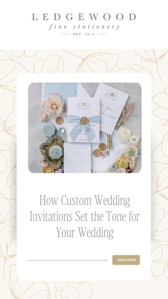 Custom Southern Wedding Invitations