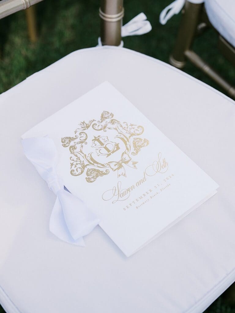 Custom Wedding Invitations | Rosemary Beach Wedding