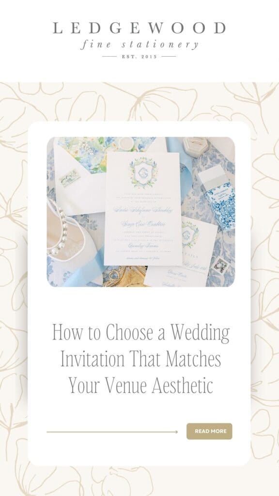 Classic Custom Wedding Invitations